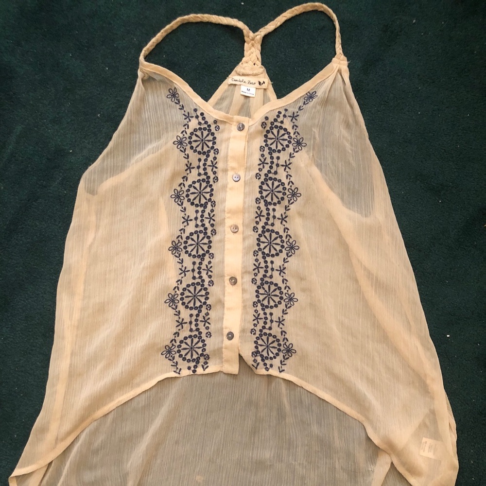 Flowy High-Low Patterned Tank